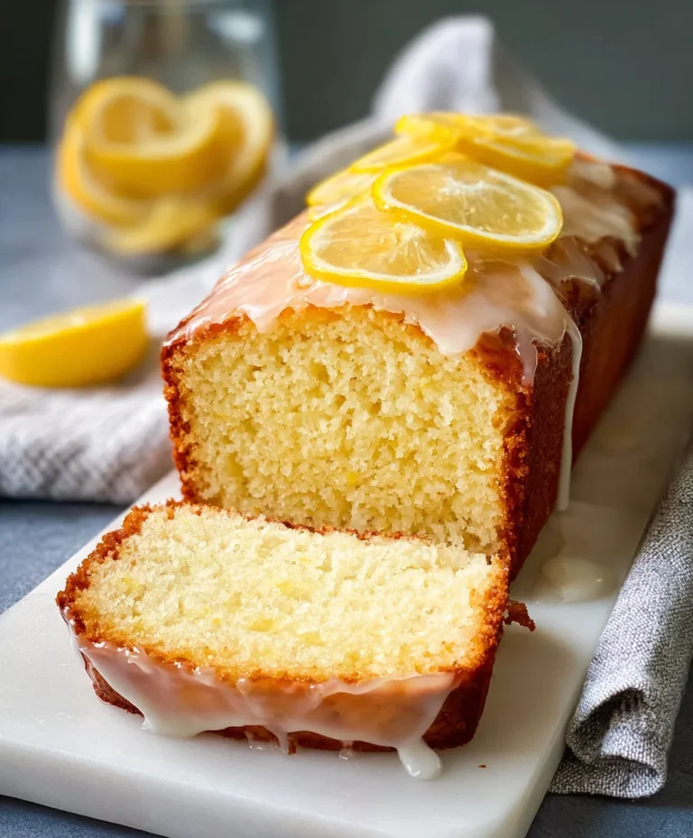 Zesty Lemon Loaf- The Ultimate Moist Cake Recipe
