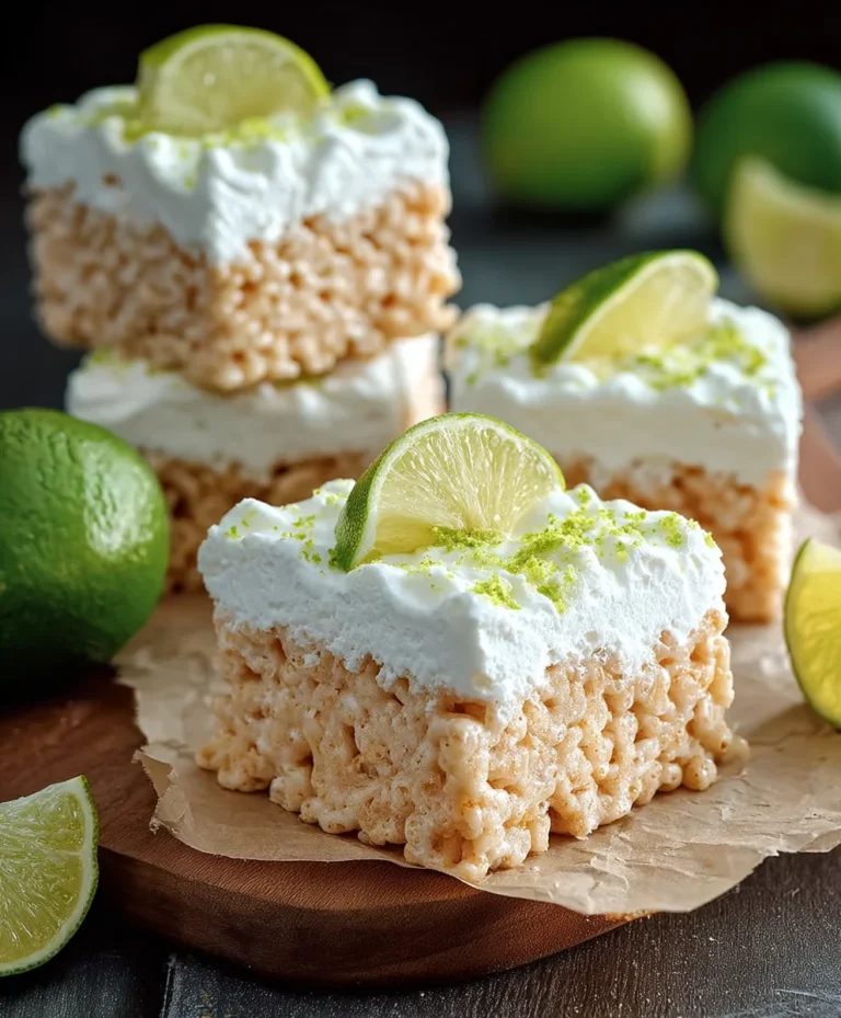 Key Lime Pie Rice Treats – Tangy Sweet Dessert