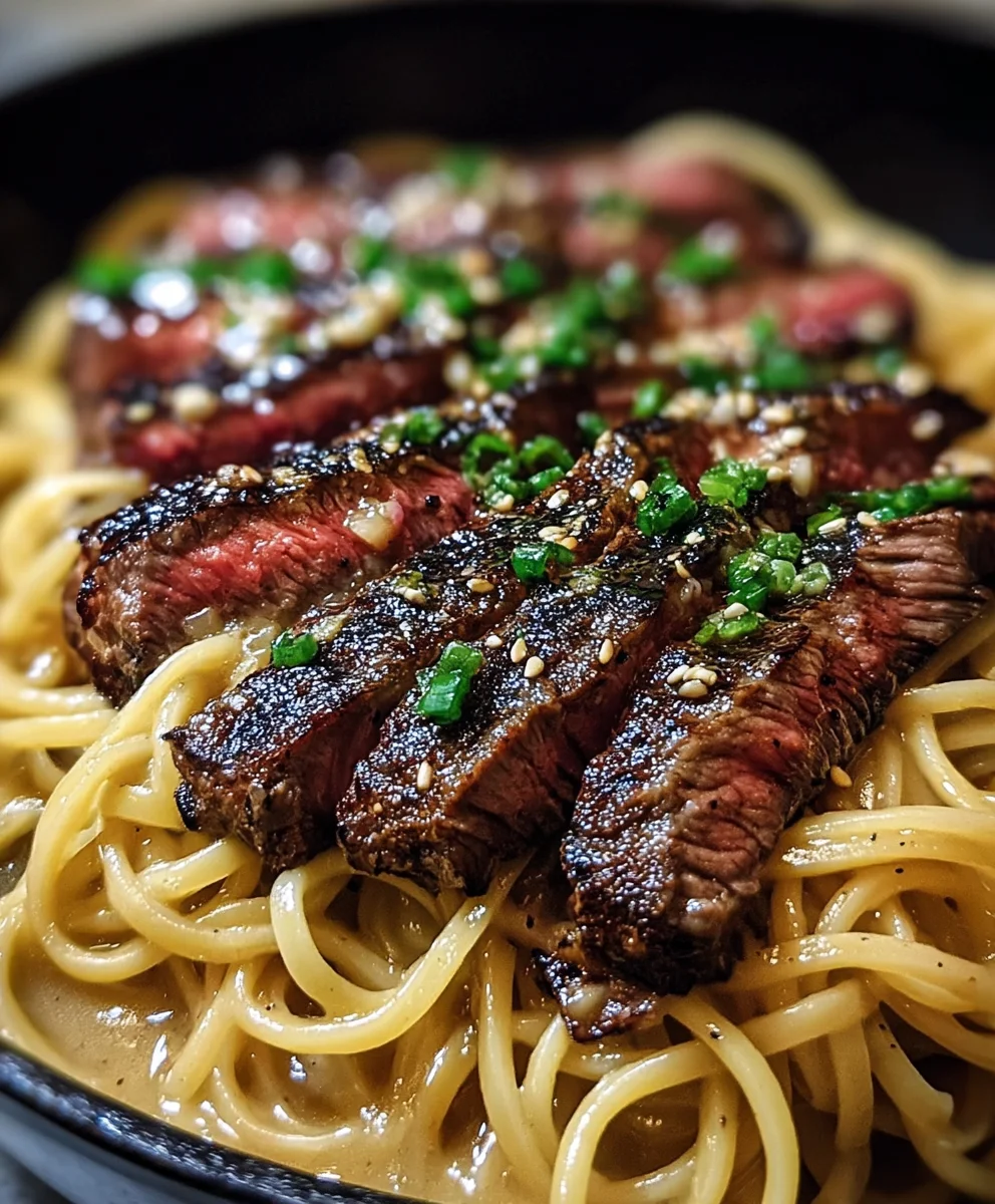 Garlic Butter Beef Lightning Noodles Recipe