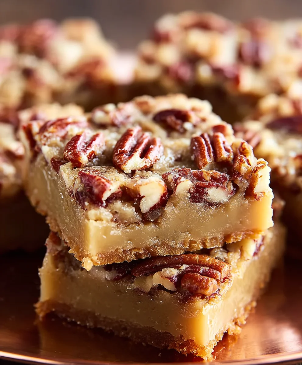 Carolina Pecan Bars-Southern Sweet Treat