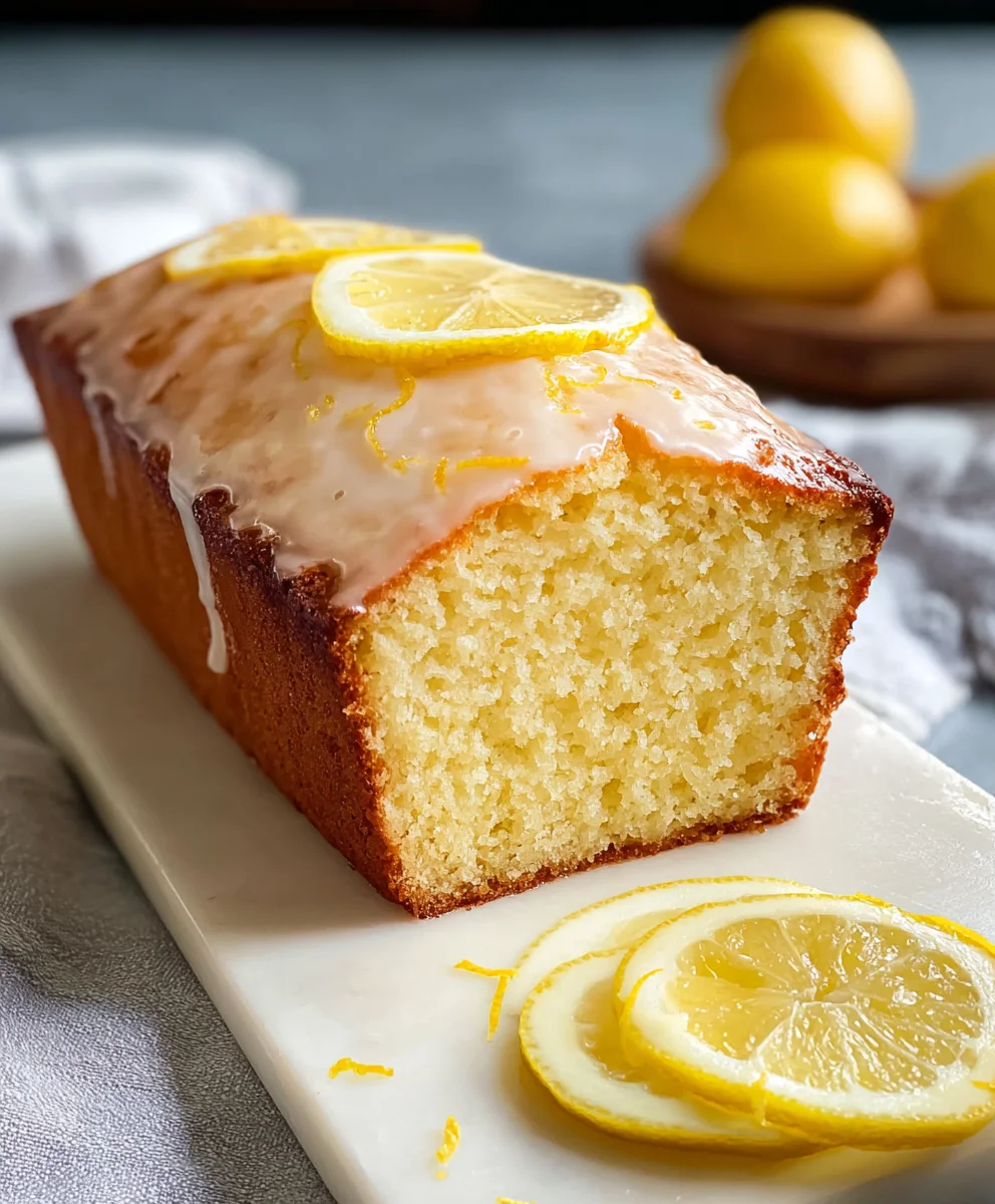 Zesty Lemon Loaf- The Ultimate Moist Cake Recipe