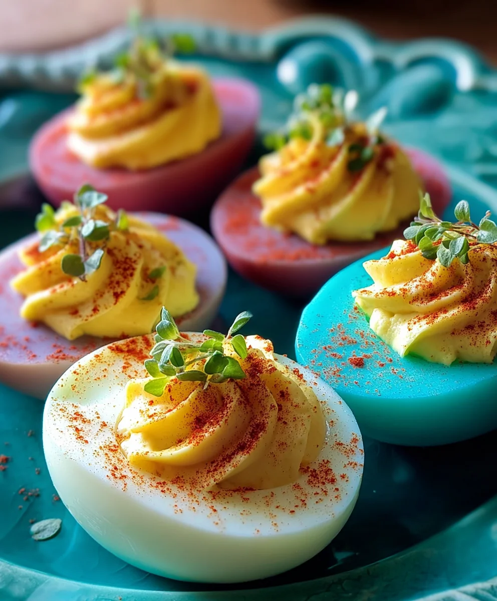 Colorful Deviled Eggs - Easy Fun Party Appetizer