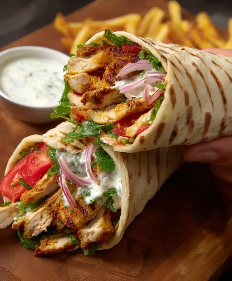 Easy Chicken Shawarma Wrap Recipe- Flavorful & Quick