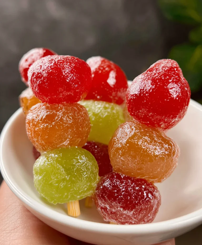 Easy Tanghulu Recipe-Sweet Candied Fruit Skewers