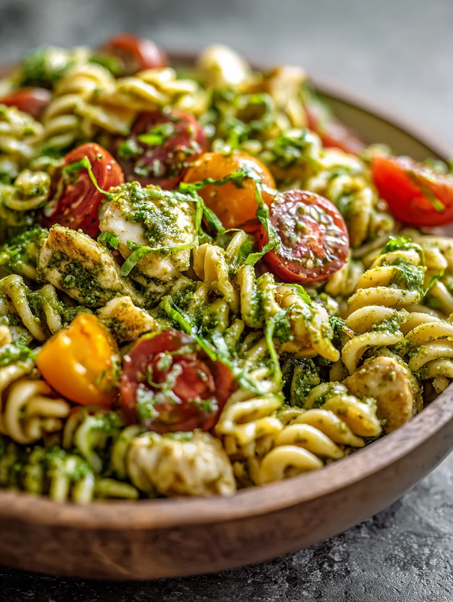 Easy Pesto Pasta Salad - Quick & Delicious Recipe