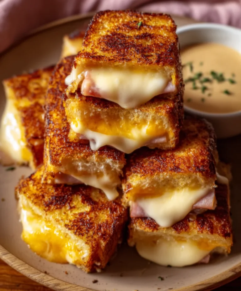 Hawaiian Roll Grilled Cheese-Sweet Bun Bliss