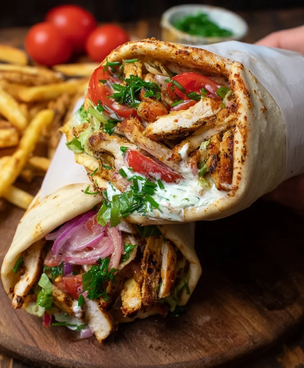 Easy Chicken Shawarma Wrap Recipe- Flavorful & Quick