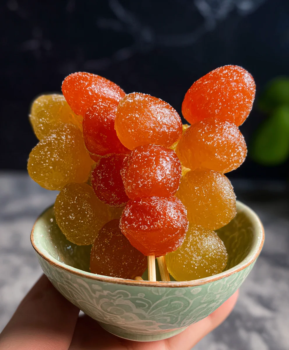Easy Tanghulu Recipe-Sweet Candied Fruit Skewers