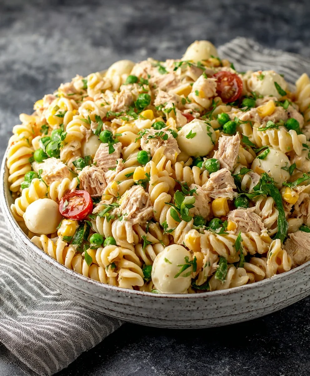 Easy Tuna Pasta Salad Recipe- Quick & Delicious Meal
