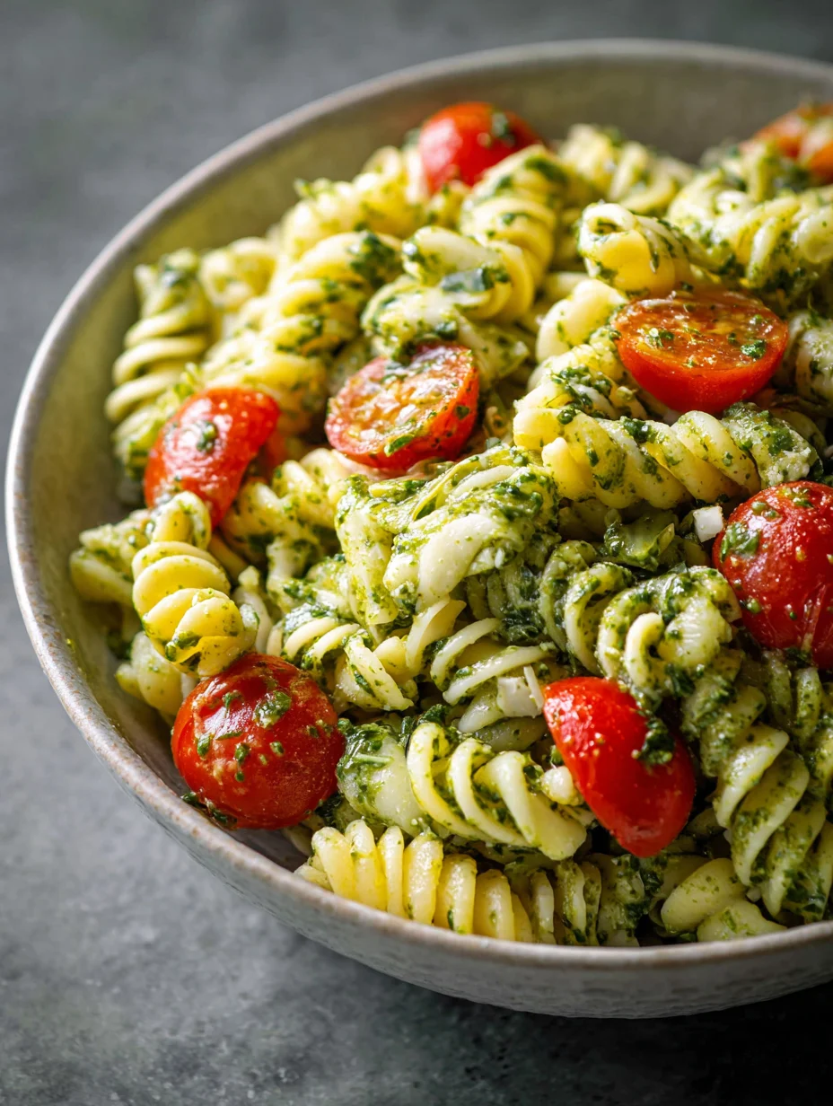 Easy Pesto Pasta Salad - Quick & Delicious Recipe