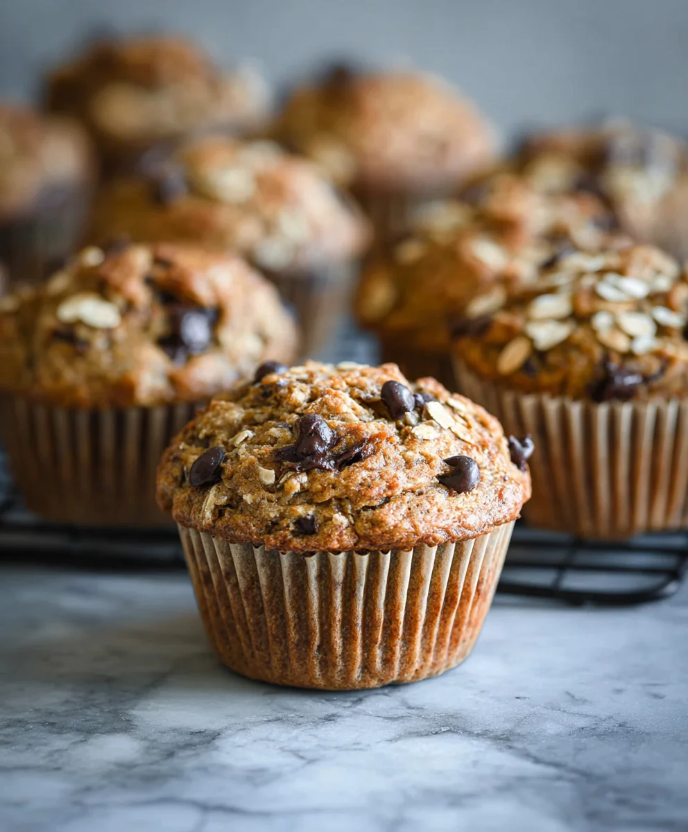 Healthy Banana Oatmeal Muffins-Easy & Delicious