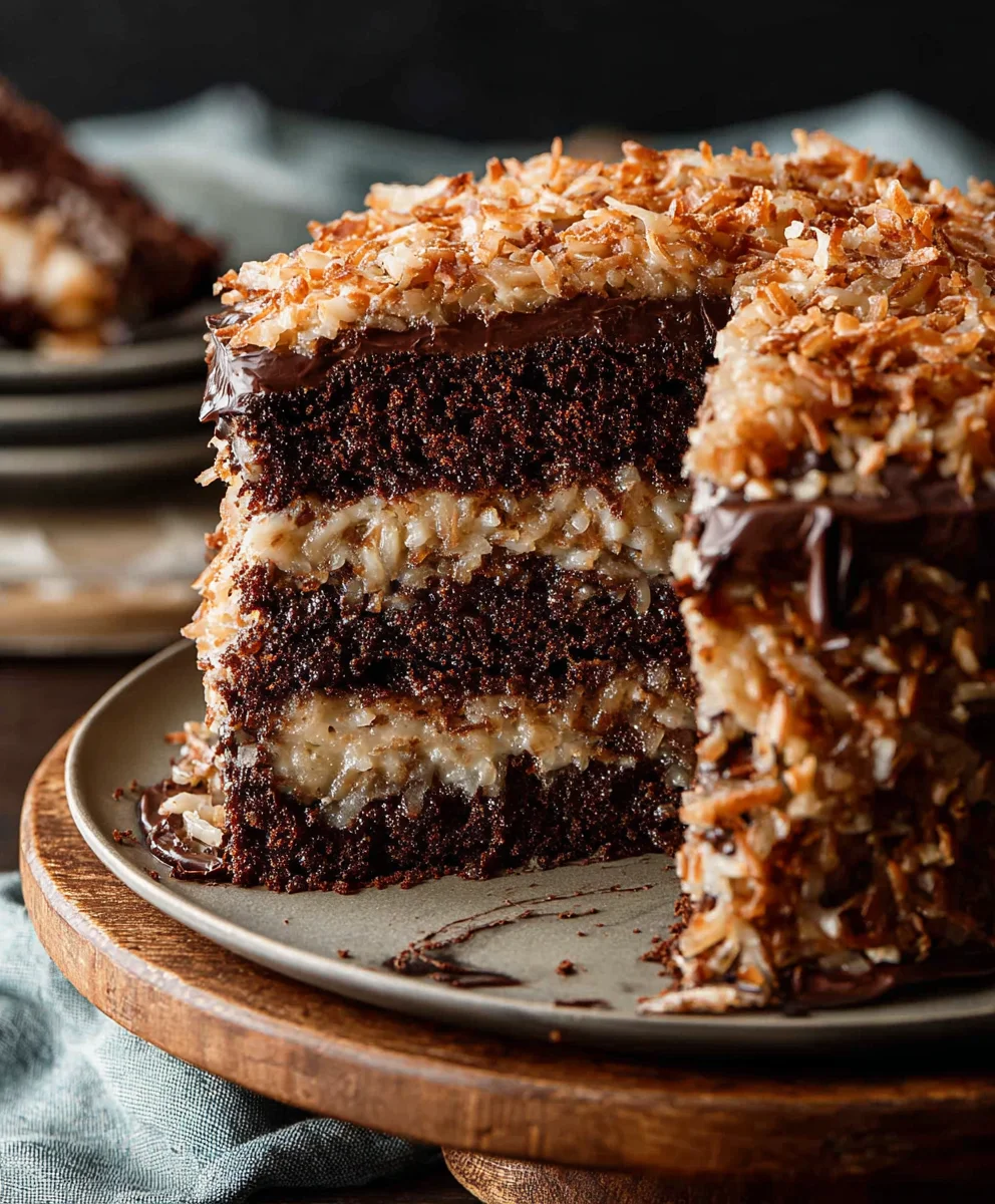 Authentic German Chocolate Cake Recipe-Decadent Delight