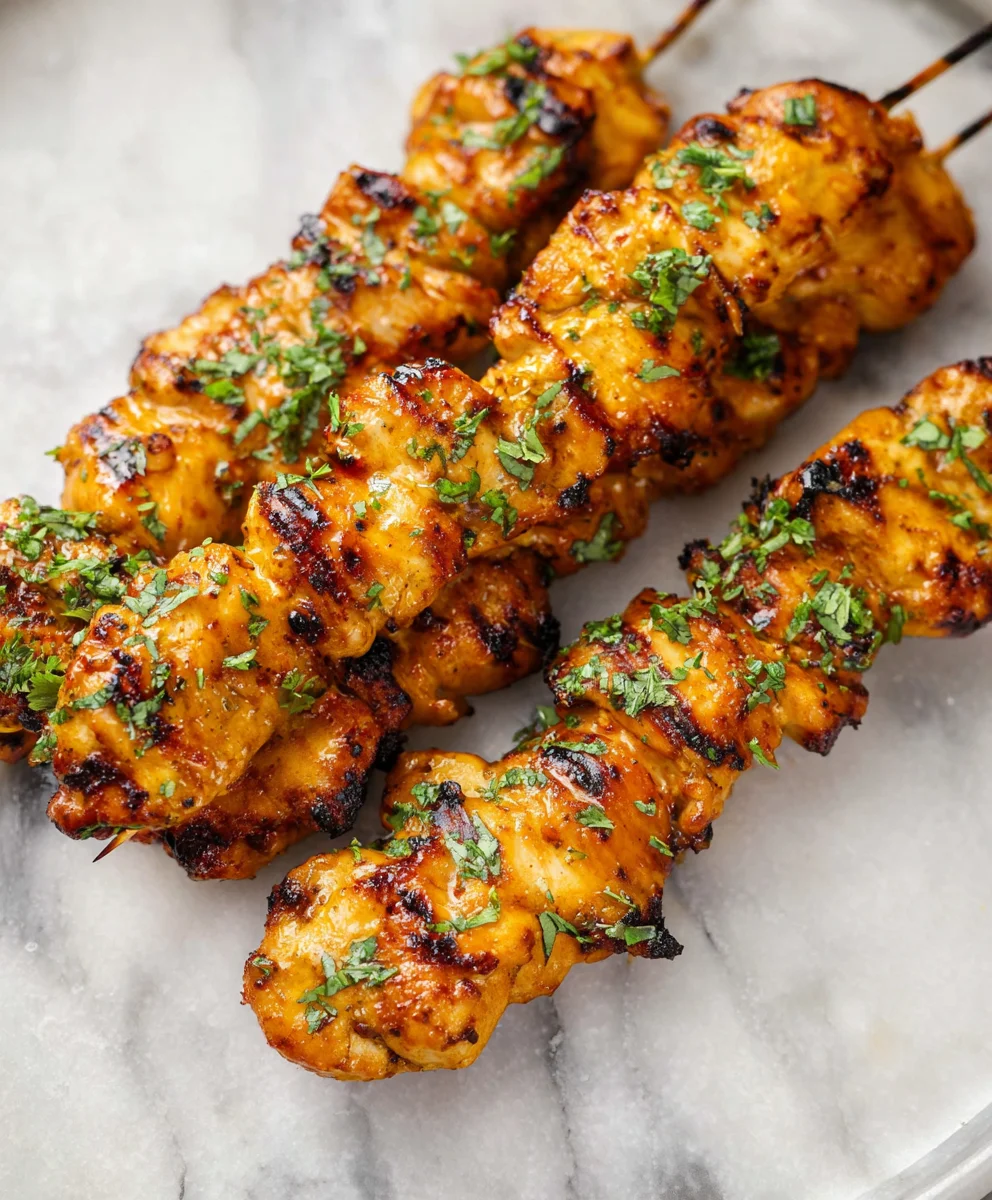 Air Fryer Chicken Skewers-Quick & Easy Recipe