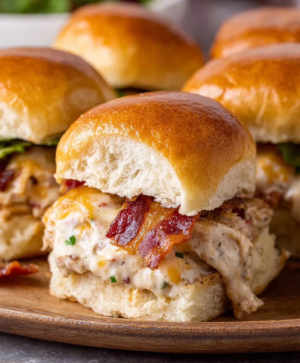 Chicken Beef Beef Bacon Ranch Sliders-Ultimate Flavor