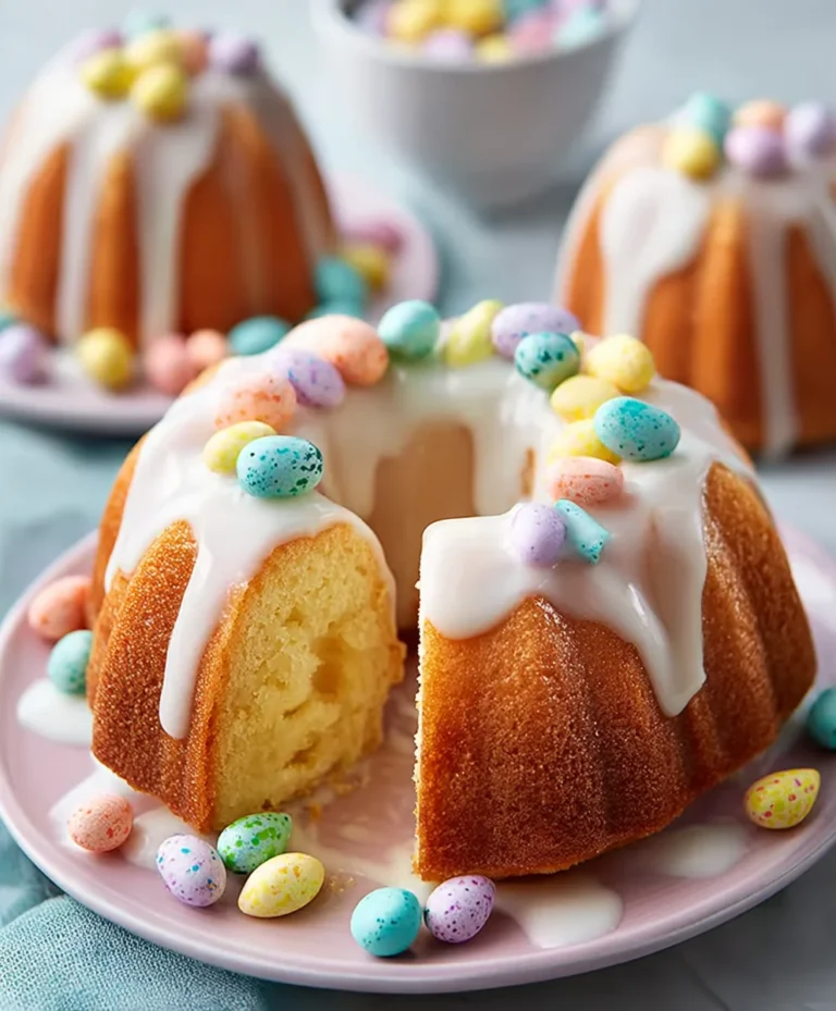 Surprise Inside Easter Bundt Cakes-Festive Treat