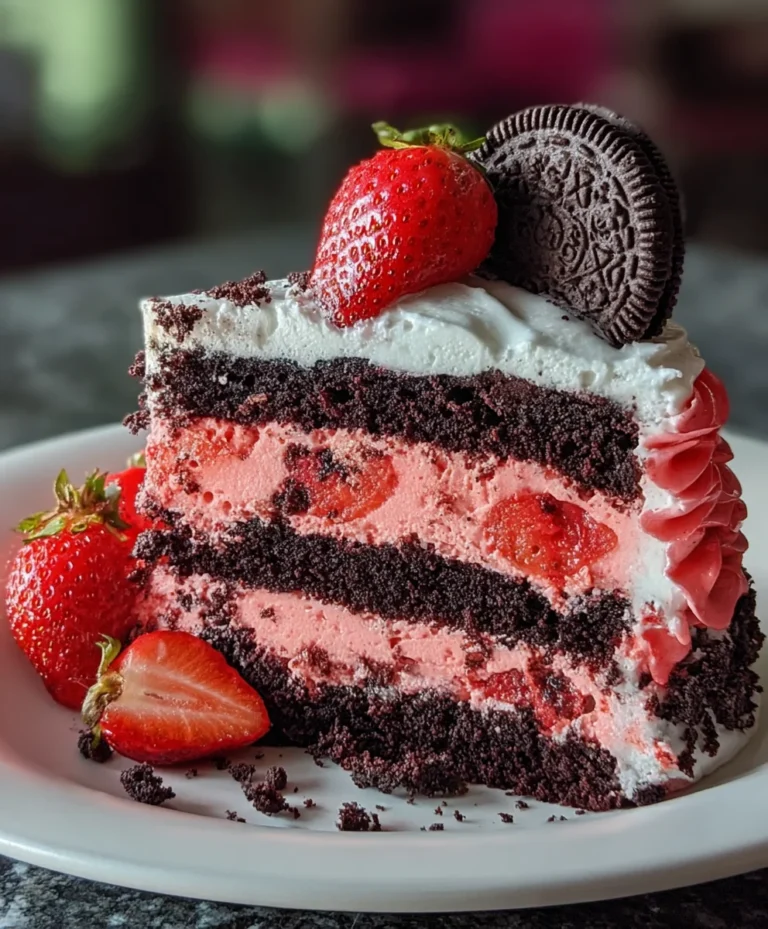Strawberry Oreo Cake Recipe – Delicious & Easy Dessert