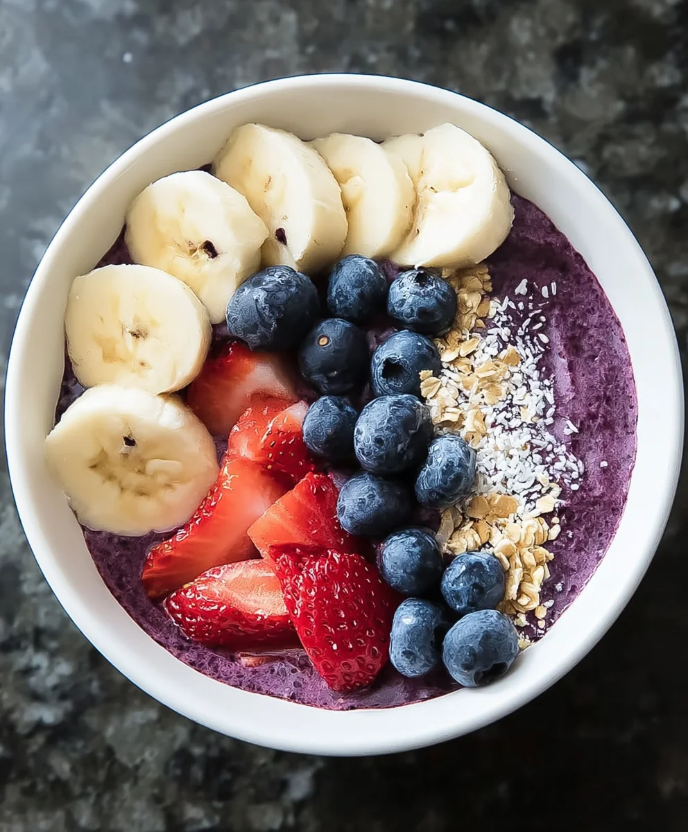 Fresh Acai Breakfast Bowl- Healthy & Energizing Start