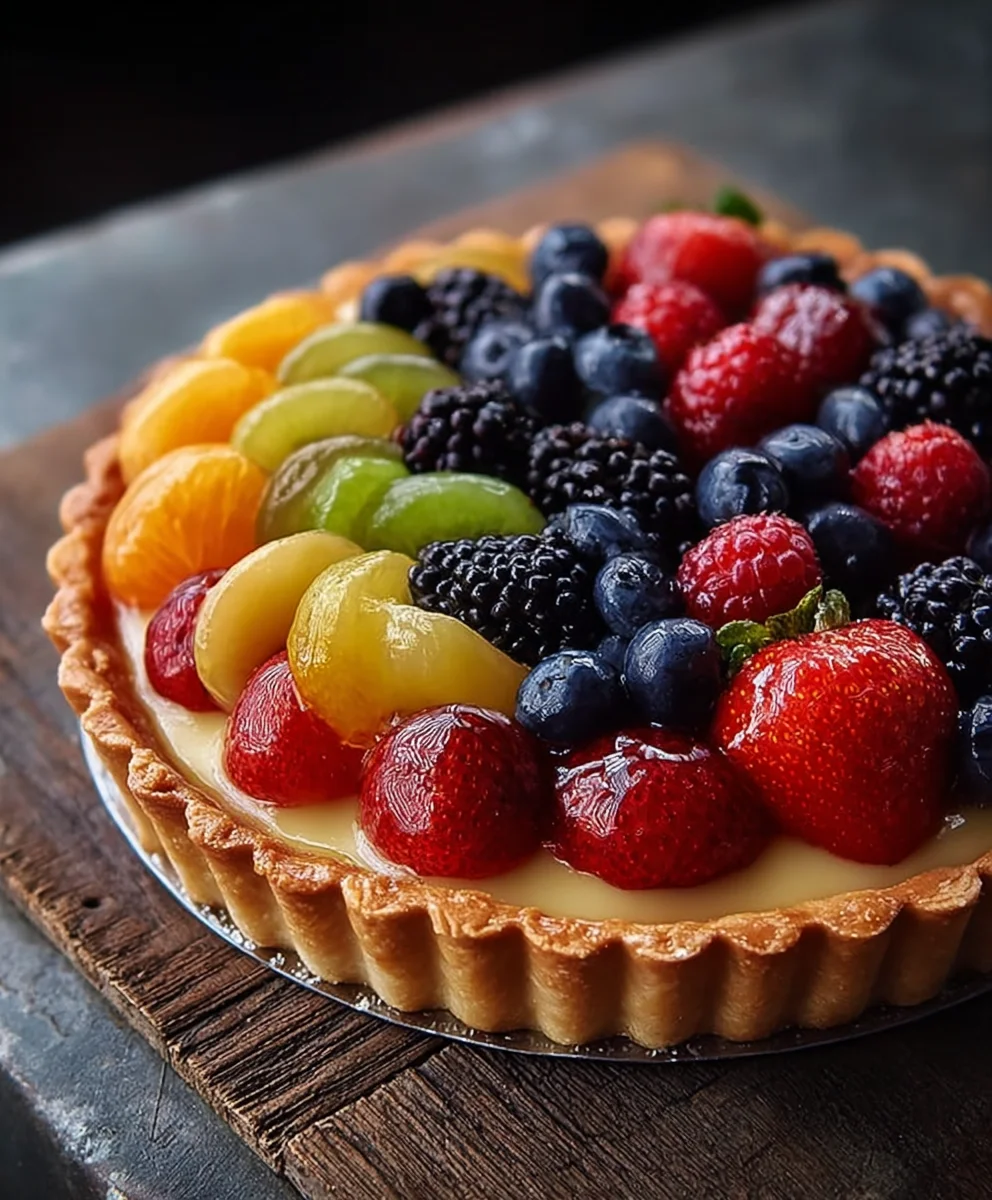 Easy Fresh Fruit Tart Recipe Delight