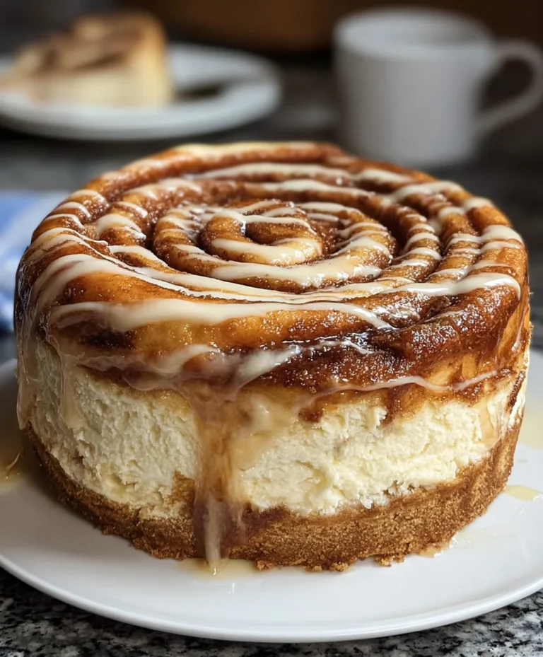 Cinnamon Roll Honeybun Cheesecake Recipe