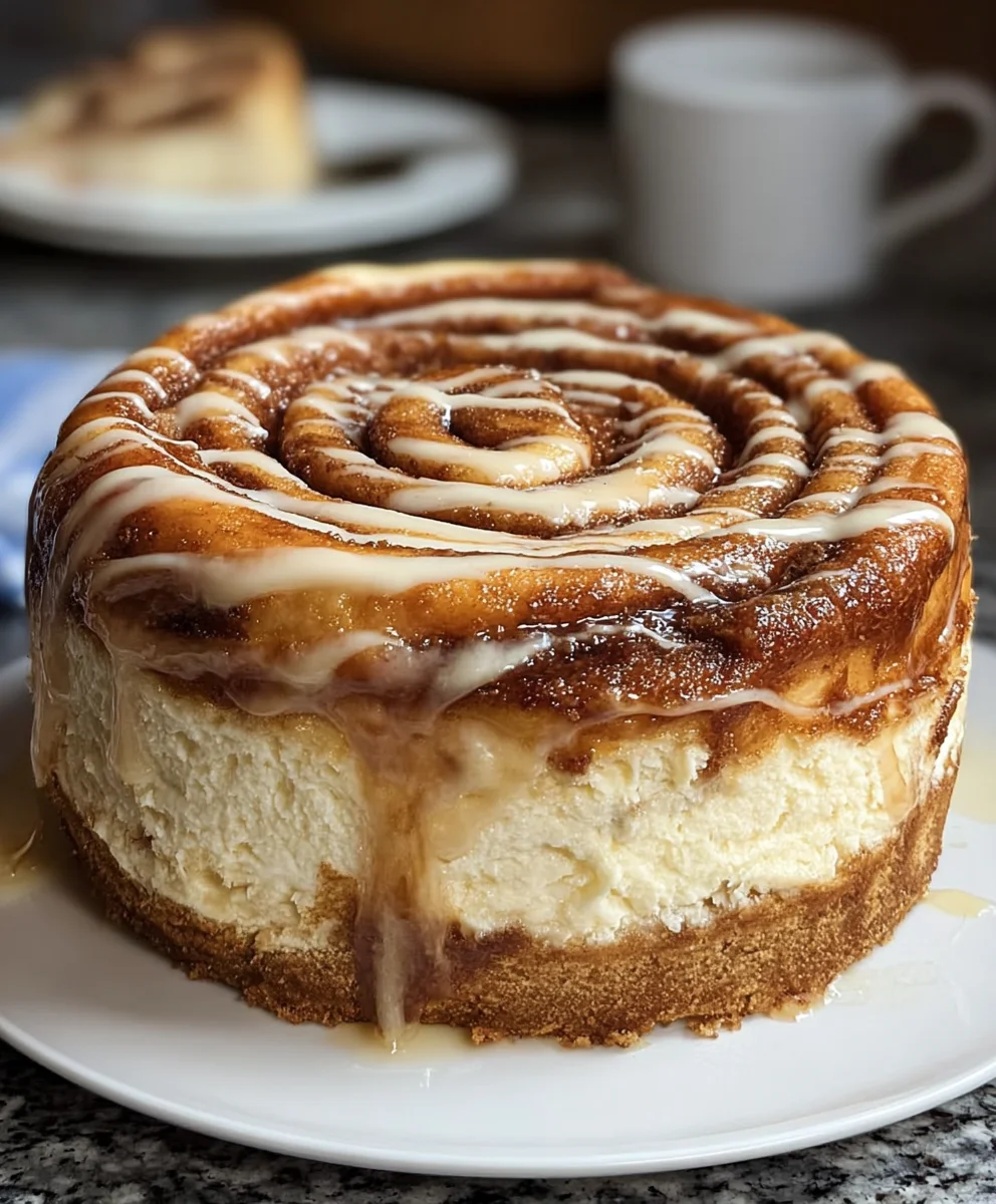 Cinnamon Roll Honeybun Cheesecake Recipe
