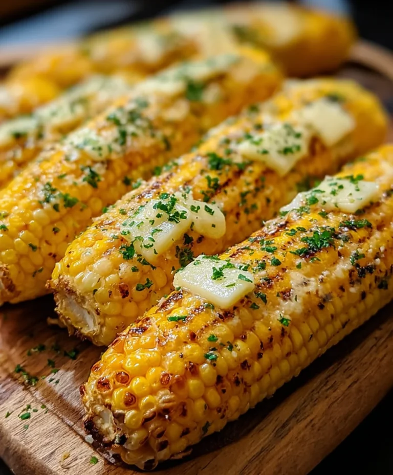 Cheesy Garlic Butter Corn on the Cob Recipe