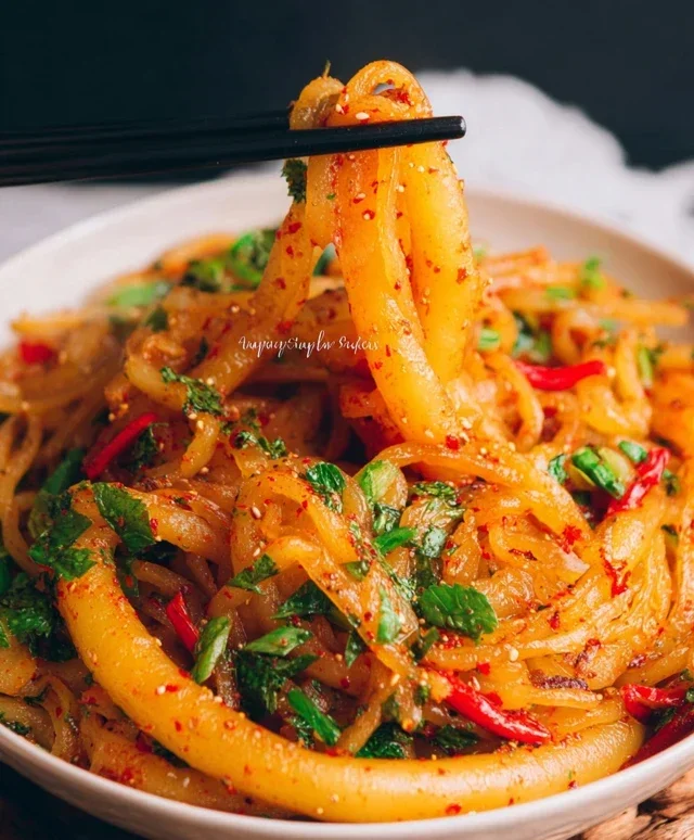 Spicy Potato Noodles