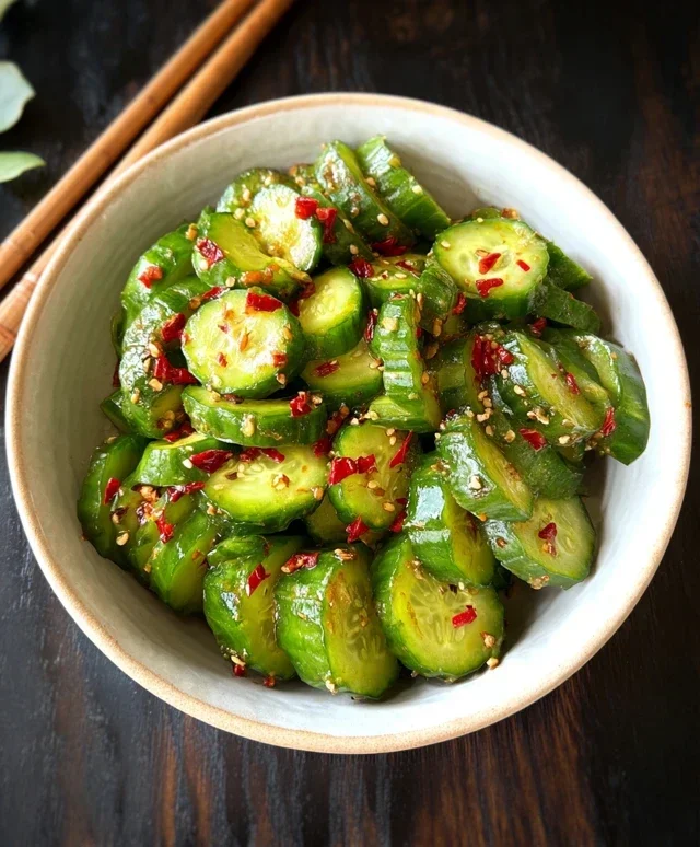Spicy Asian Cucumber Salad