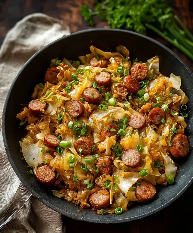 Easy Sausage and Cabbage Stir Fry