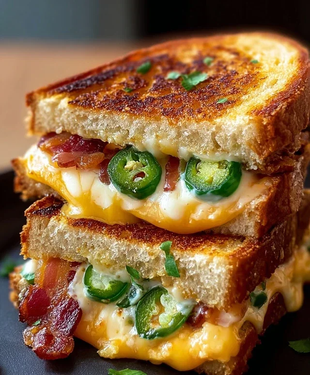 Jalapeño Popper Grilled Cheese