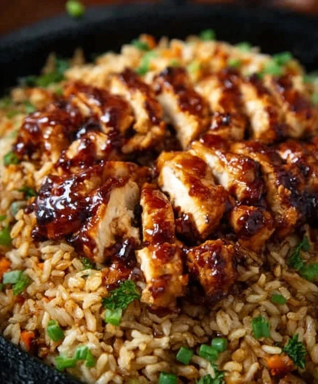 One-Pan Bold Honey BBQ Chicken Rice