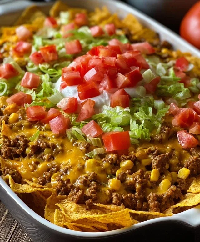 Walking Taco Casserole