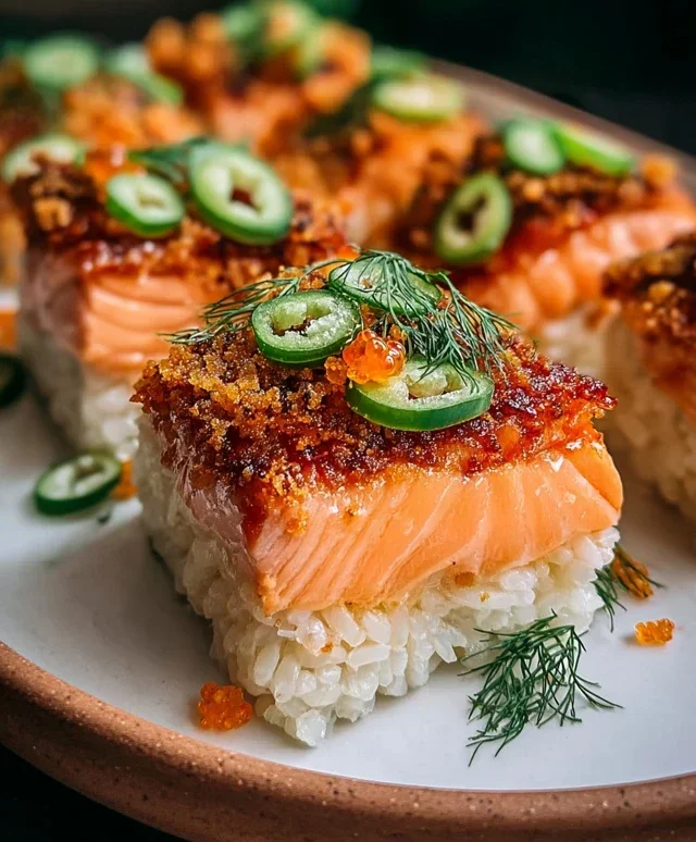 Salmon Crispy Rice