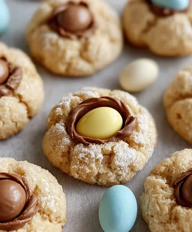 Cadbury Egg Kiss Cookies