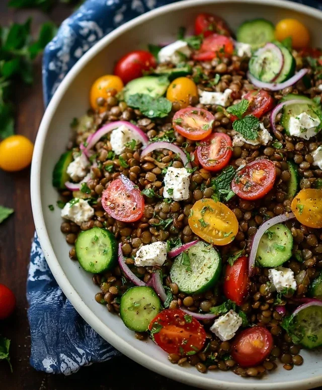 Mediterranean Lentil Salad