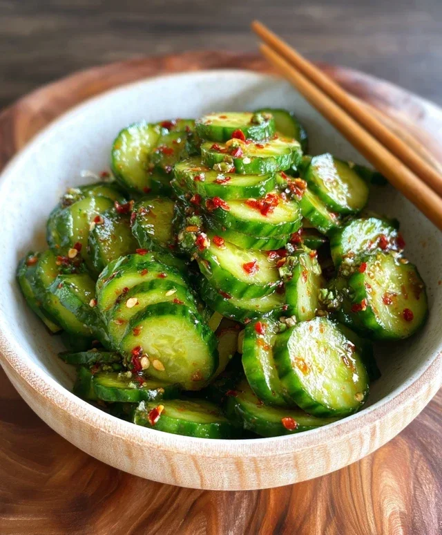 Spicy Asian Cucumber Salad