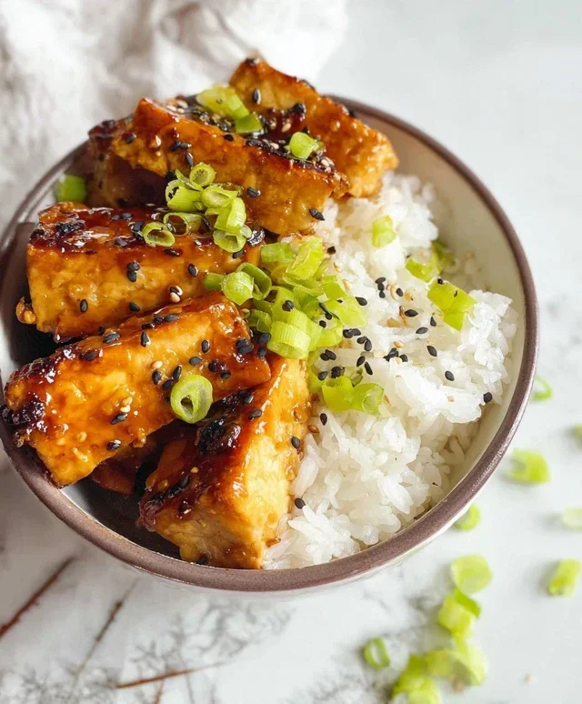 Honey Garlic Tofu