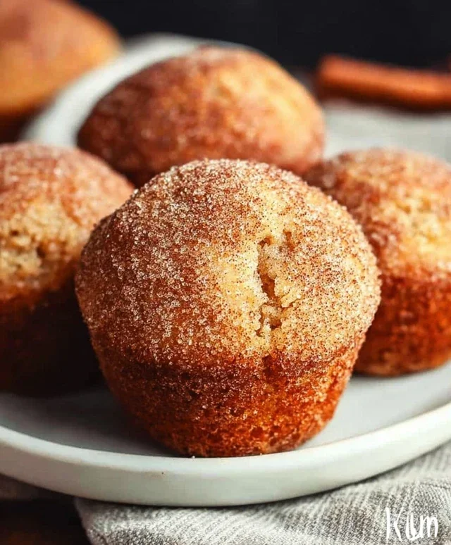 Keto Muffins- Classic Cinnamon "Sugar" Donut Style
