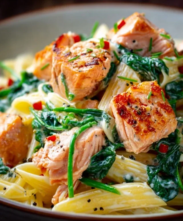 Salmon Spinach Pasta Dish: A Delicious and Nutritious Recipe to Try Today