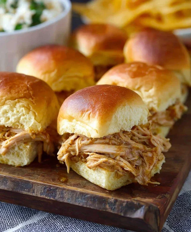 Crock Pot Mississippi Chicken Sliders