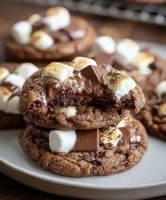 Hershey's Chocolate S'mores Cookies