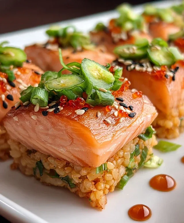 Salmon Crispy Rice