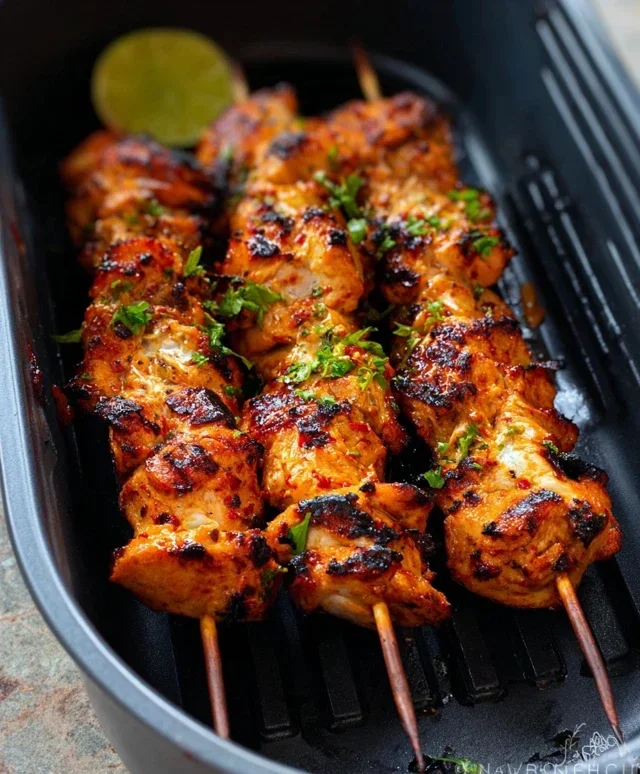 Bang Bang Chicken Skewers