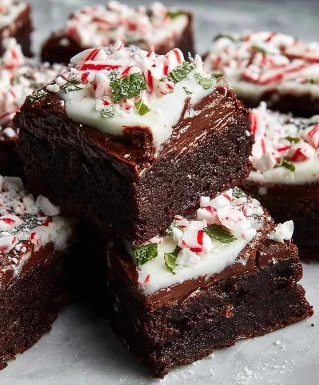 Peppermint Brownies