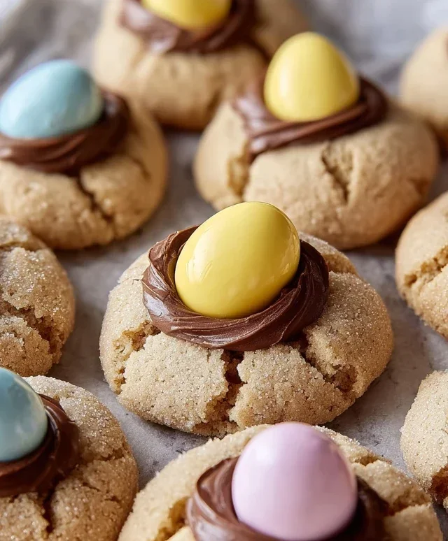 Cadbury Egg Kiss Cookies