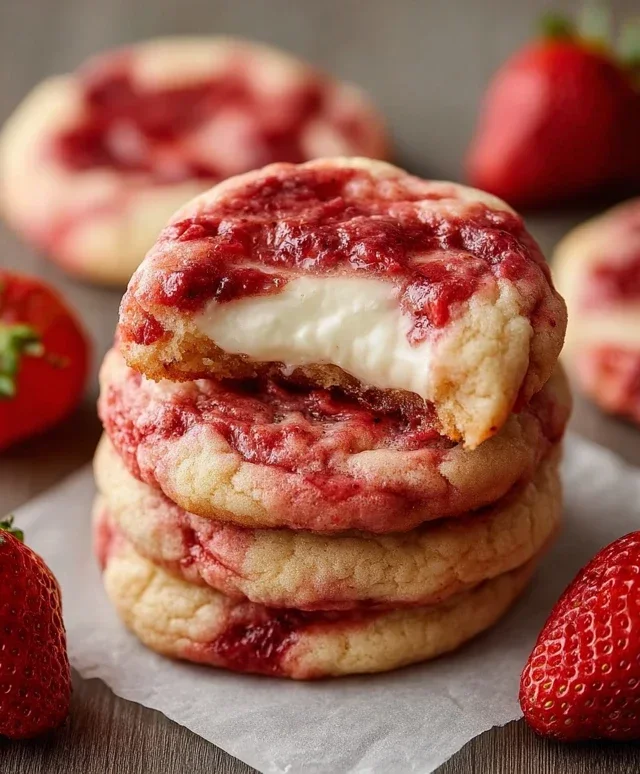 Strawberry Cheesecake Cookie