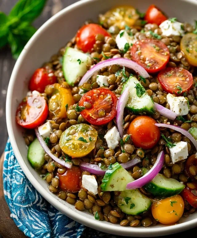 Mediterranean Lentil Salad