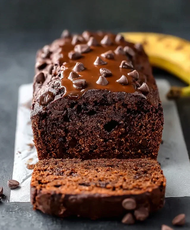 Healthy Chocolate Banana Bread