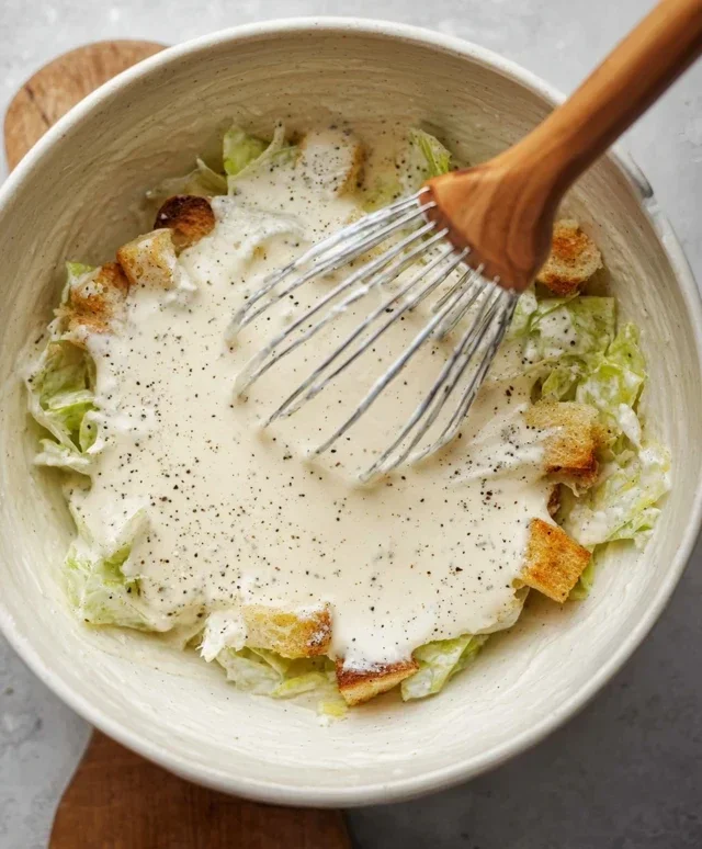 Homemade Caesar Salad Dressing