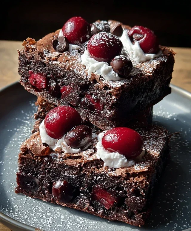 Small-Batch Black Forest Brownies