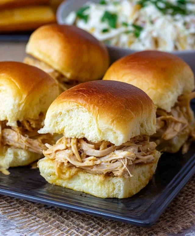 Crock Pot Mississippi Chicken Sliders